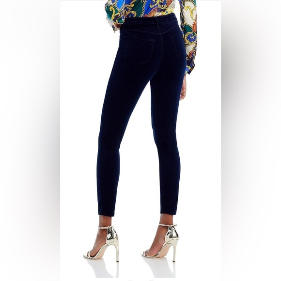 L’agence Monique High Rise Skinny Jeans 34 Velvet Dark Blue Navy NEW with tags - Picture 12 of 12